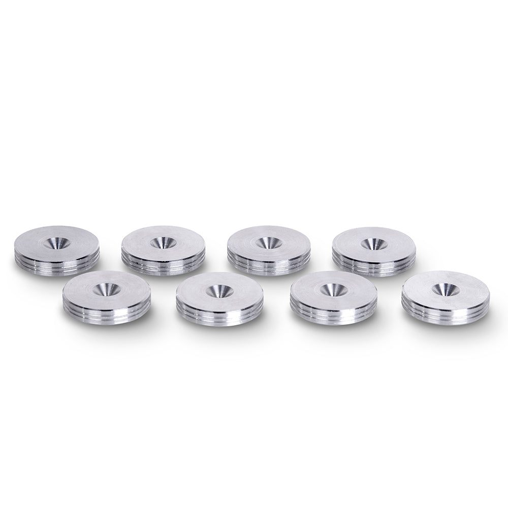 SLIM Aluminium Speaker Spike Pads 20mm - Set of 8 pcs